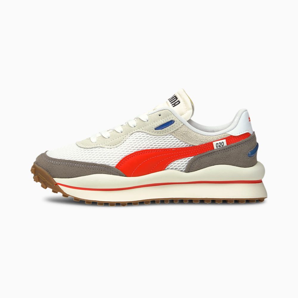 Puma Style Rider Stream On Női Sportcipő - Fehér/Szürke ( Hungary - CXZBO9082 )